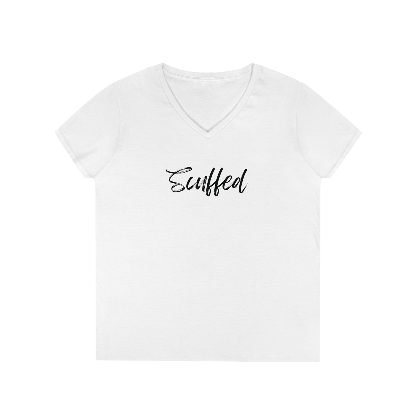 Scuffed Ladies' V-Neck T-Shirt