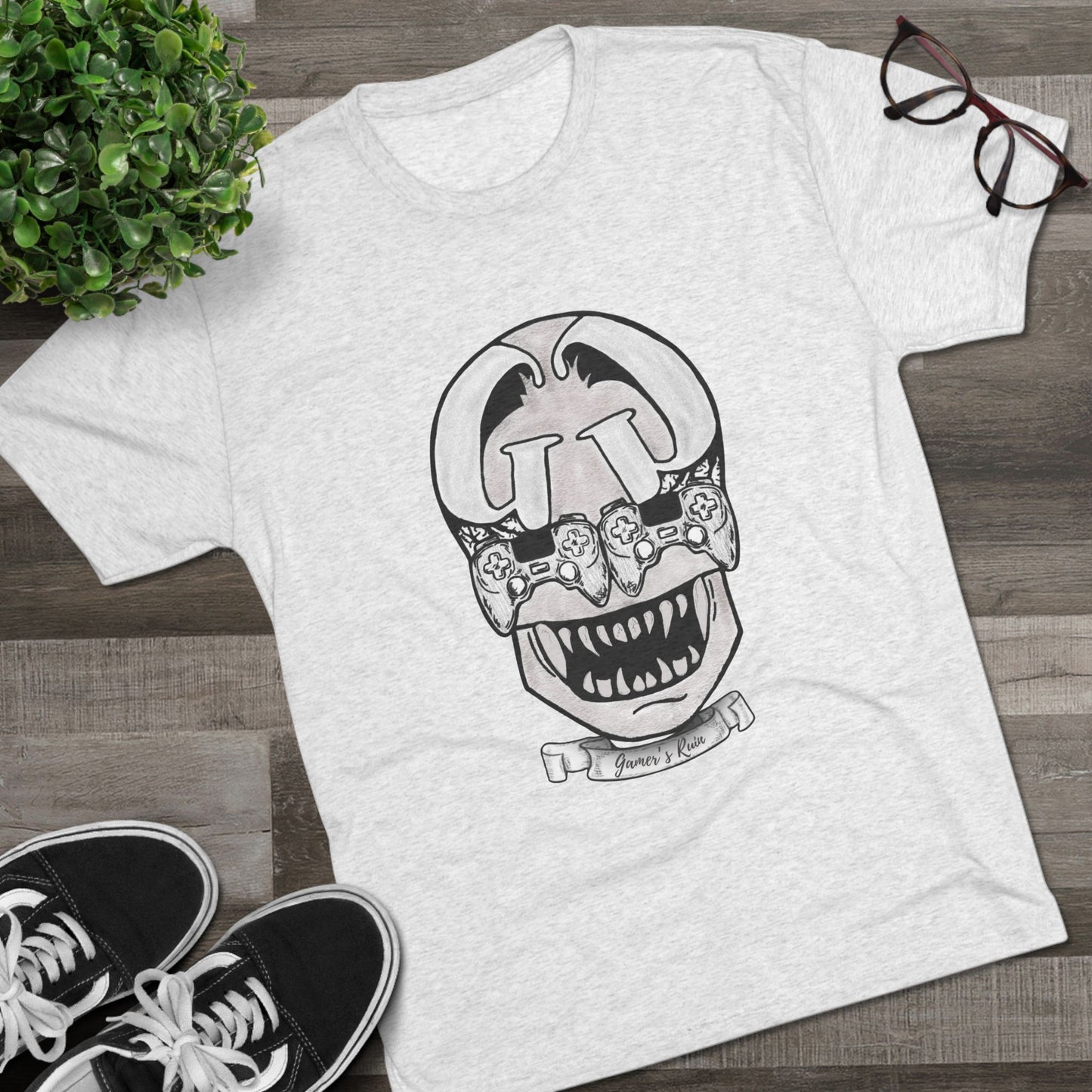 Gamers Ruin Unisex Tri-Blend Crew Tee