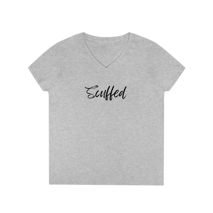 Scuffed Ladies' V-Neck T-Shirt