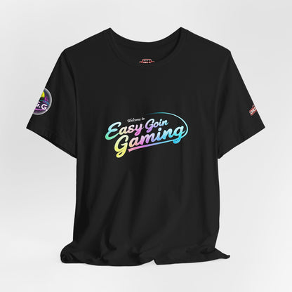 Official Welcome to Easy Goin Gaming E.G.G. shirt