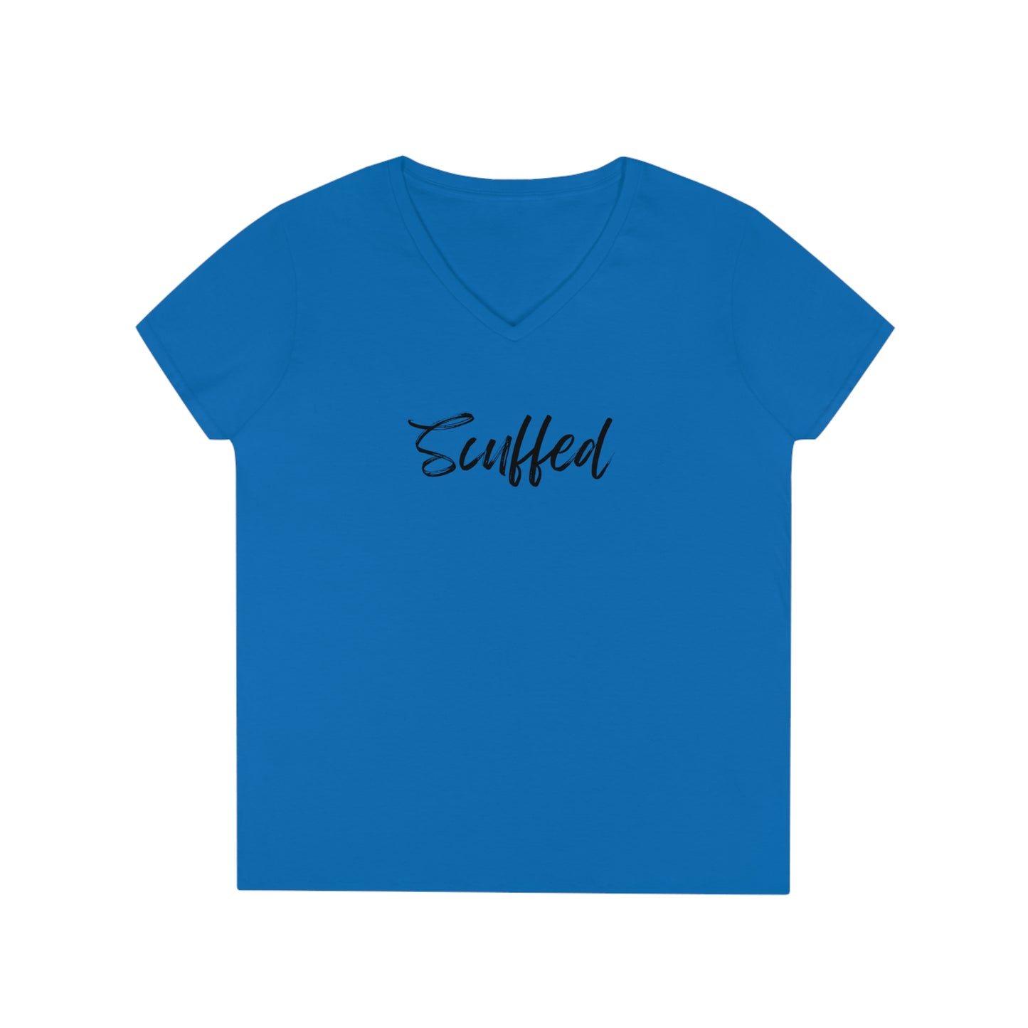 Scuffed Ladies' V-Neck T-Shirt