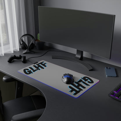 BLUE GLHF LED Gaming Mouse Pad