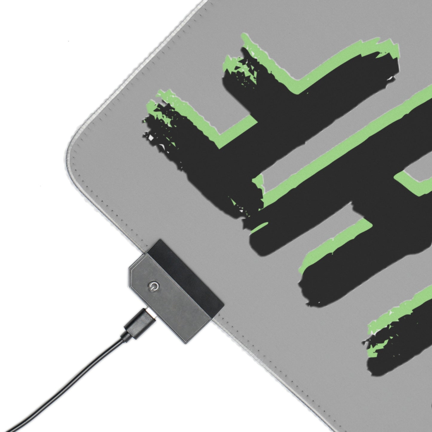 GREEN GLHF LED Gaming Mouse Pad