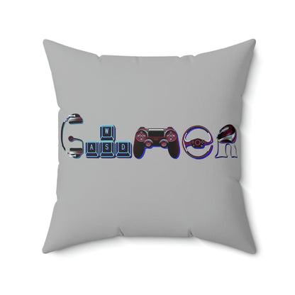 G.A.M.E.R. Pillow Grey