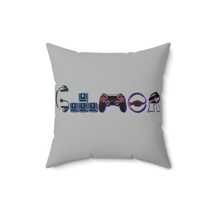 G.A.M.E.R. Pillow Grey