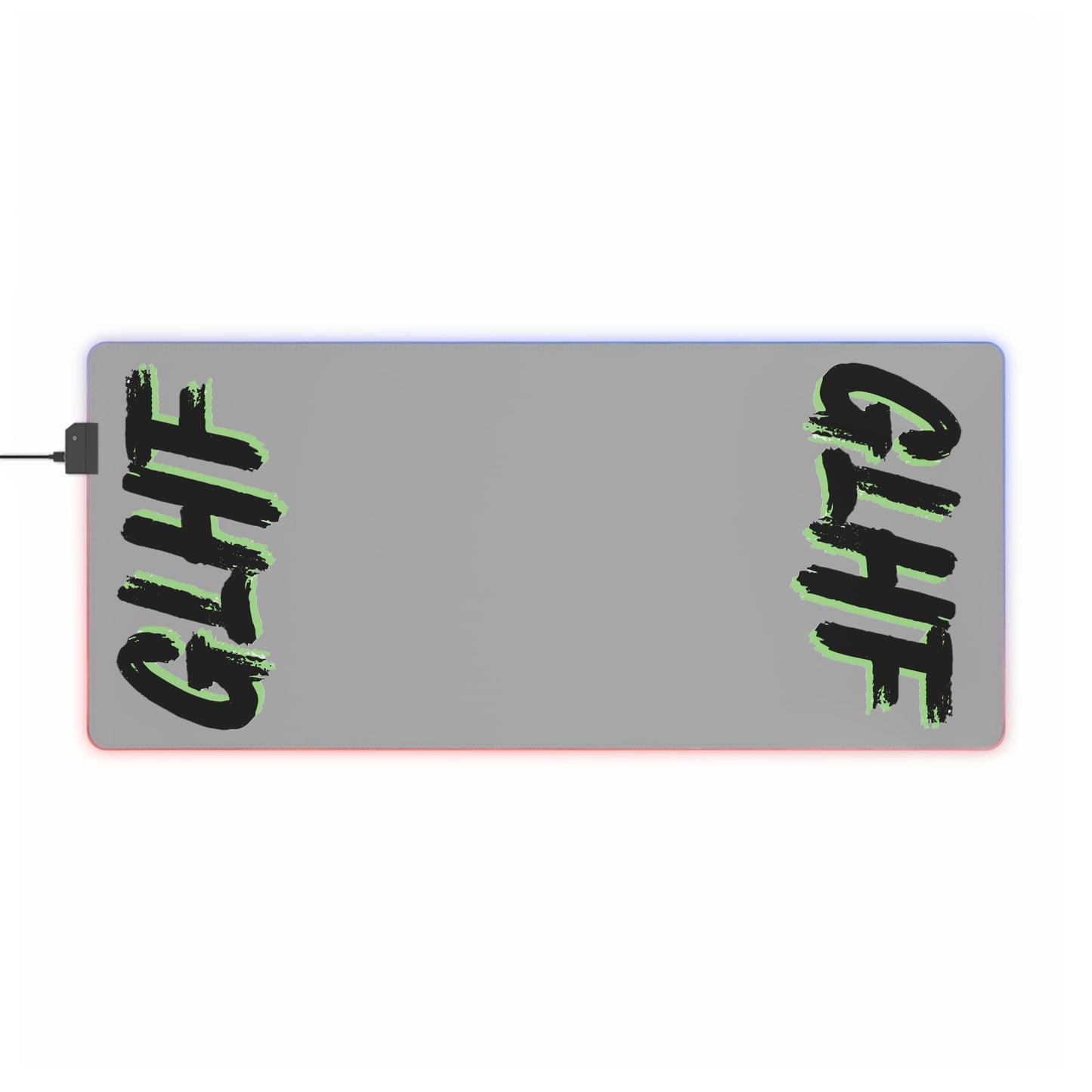 GREEN GLHF LED Gaming Mouse Pad