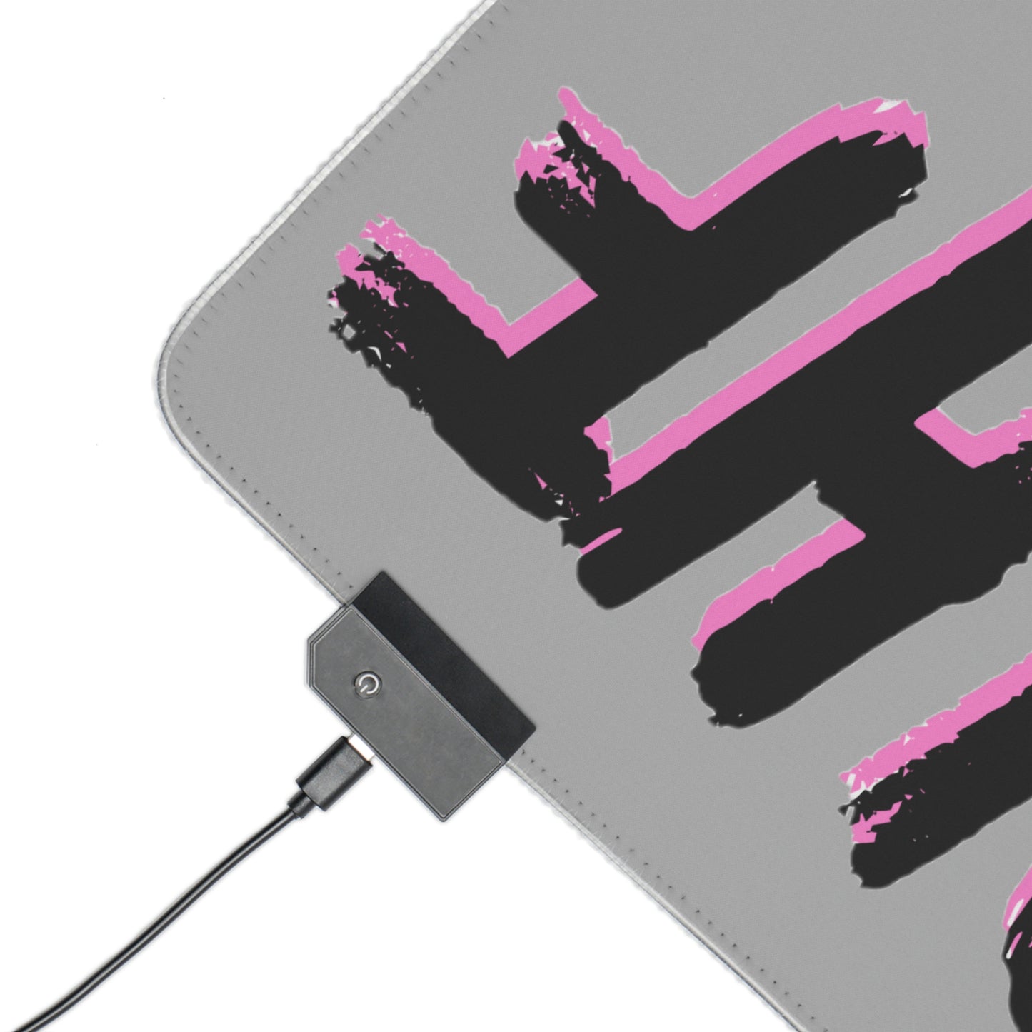 PINK GLHF LED Gaming Mouse Pad