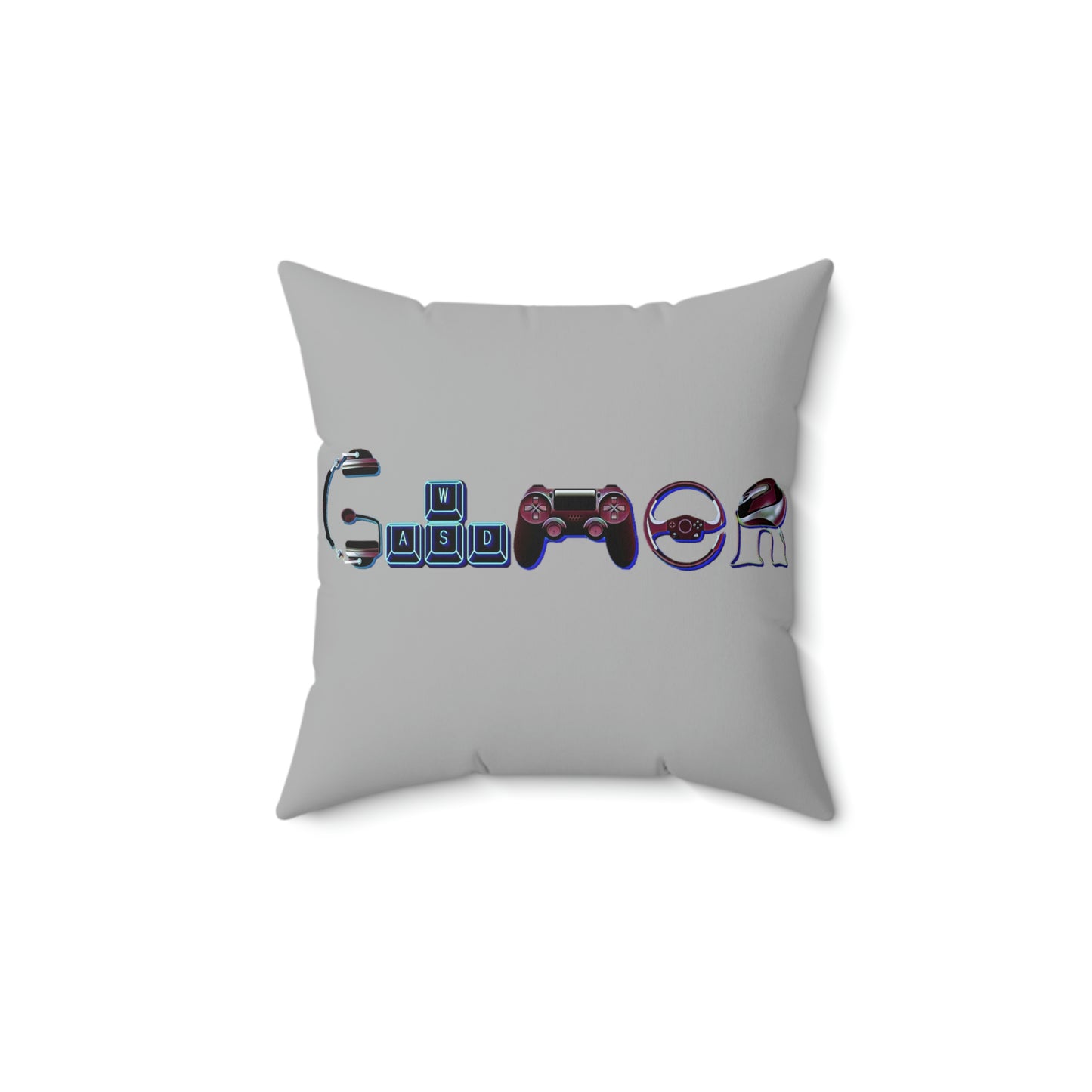 G.A.M.E.R. Pillow Grey