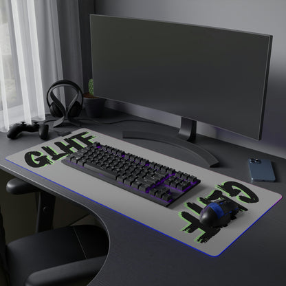GREEN GLHF LED Gaming Mouse Pad