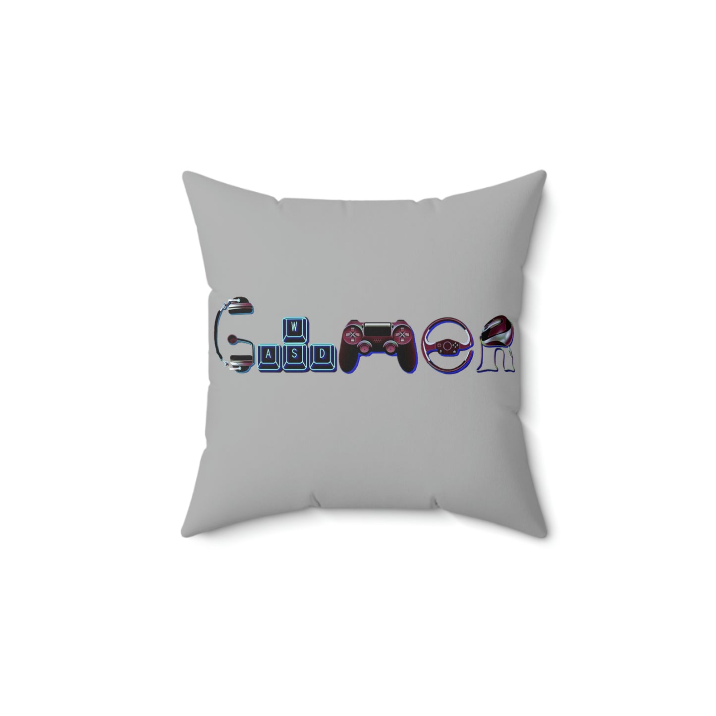 G.A.M.E.R. Pillow Grey