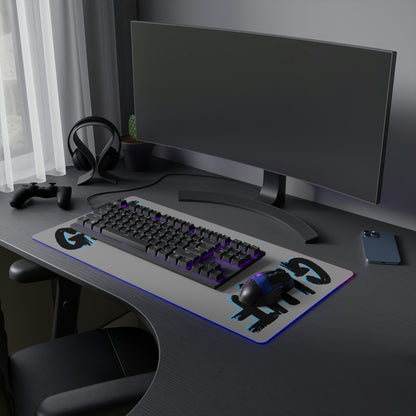 BLUE GLHF LED Gaming Mouse Pad