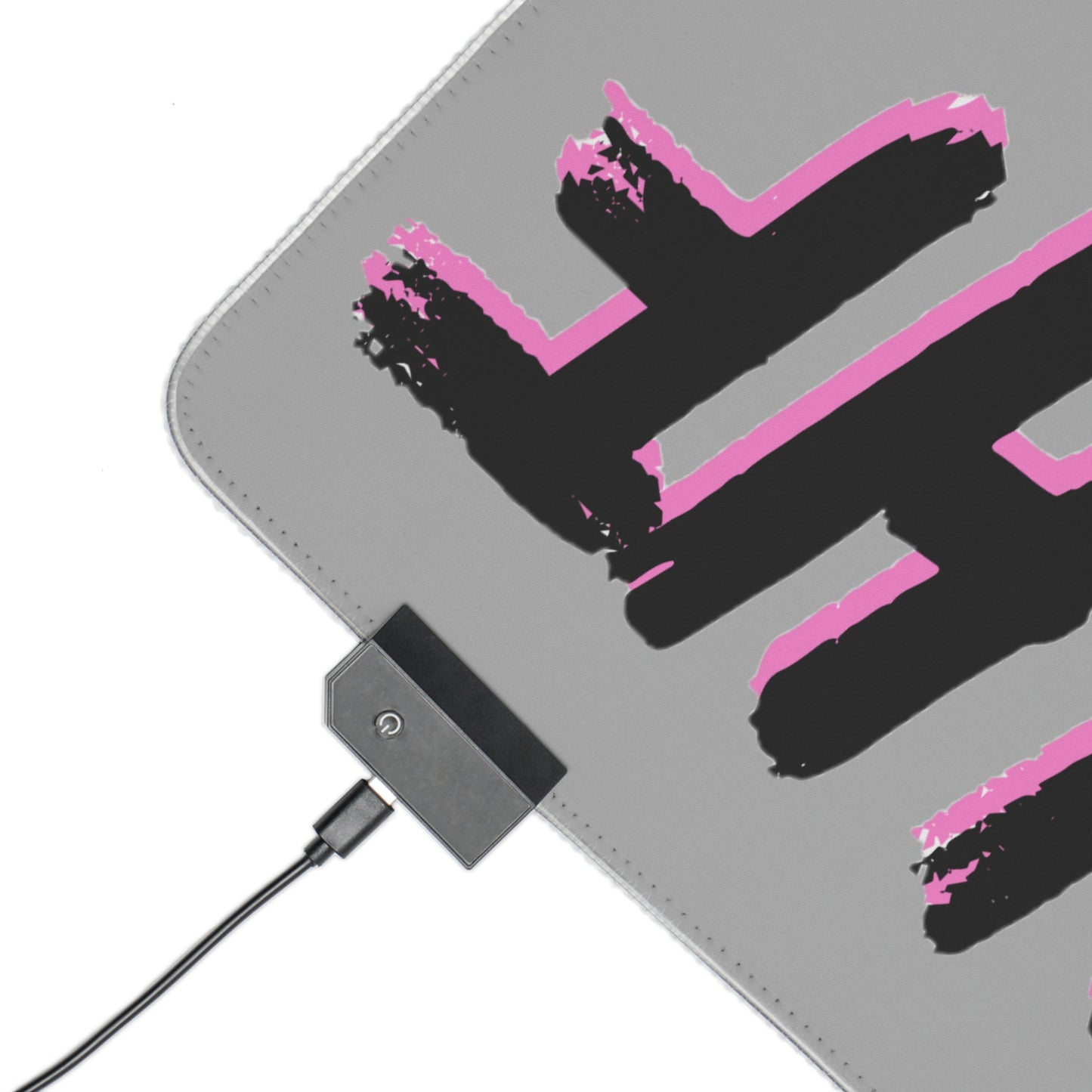 PINK GLHF LED Gaming Mouse Pad