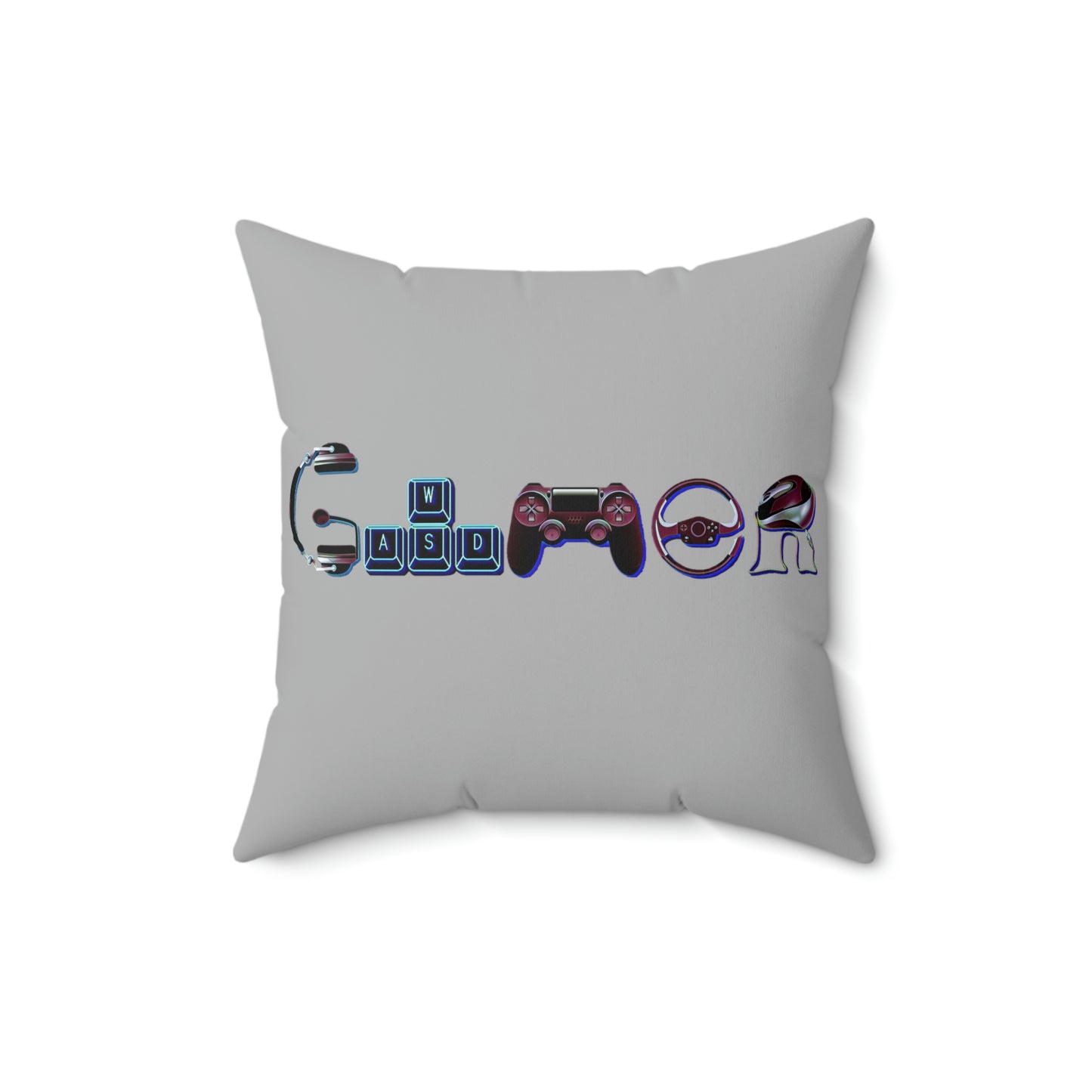 G.A.M.E.R. Pillow Grey