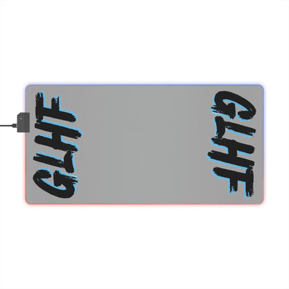 BLUE GLHF LED Gaming Mouse Pad