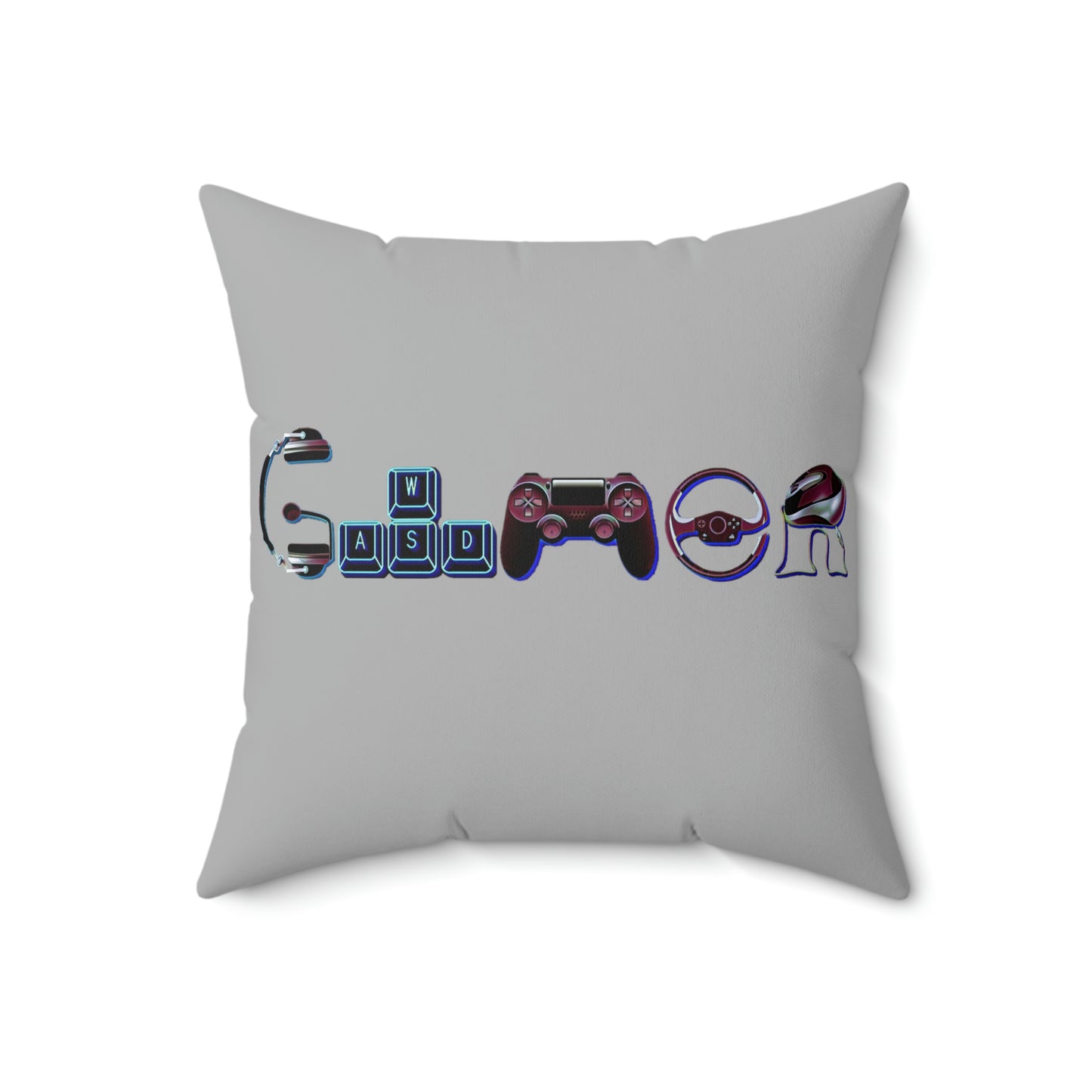 G.A.M.E.R. Pillow Grey