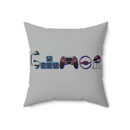 G.A.M.E.R. Pillow Grey