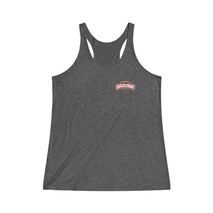 Rift Damage Women's Tri-Blend Racerback Tank