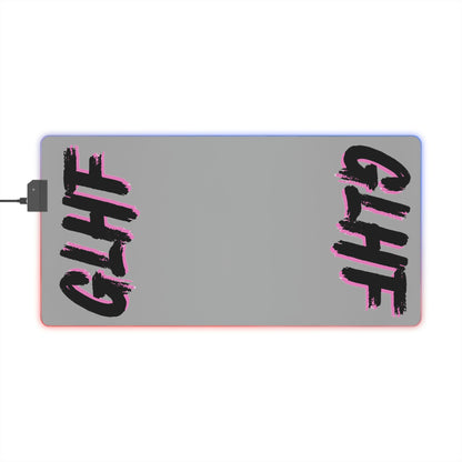 PINK GLHF LED Gaming Mouse Pad
