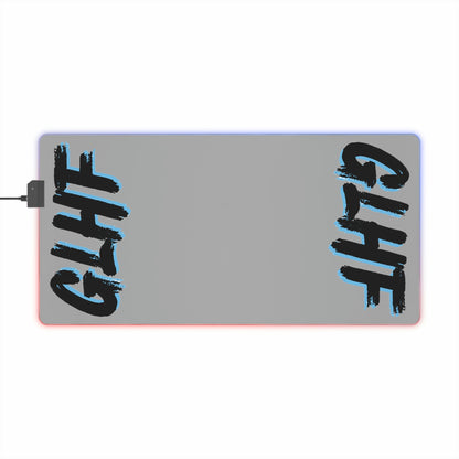 BLUE GLHF LED Gaming Mouse Pad