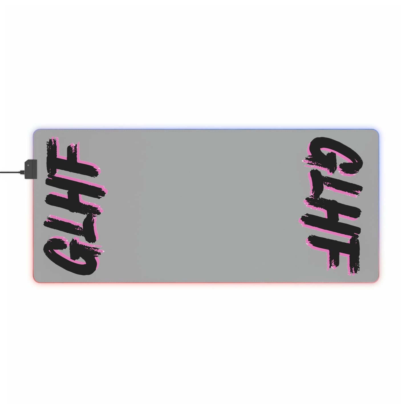 PINK GLHF LED Gaming Mouse Pad