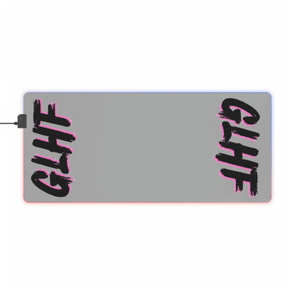 PINK GLHF LED Gaming Mouse Pad
