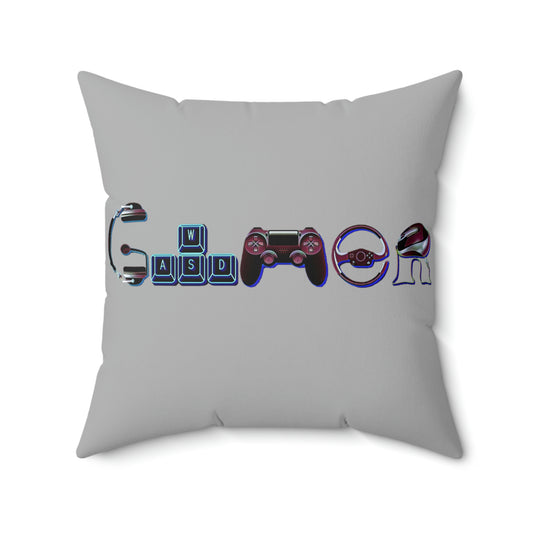 G.A.M.E.R. Pillow Grey