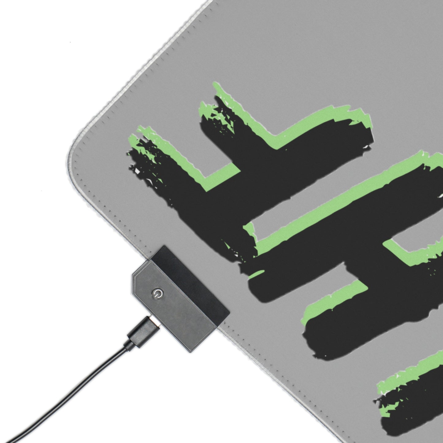 GREEN GLHF LED Gaming Mouse Pad