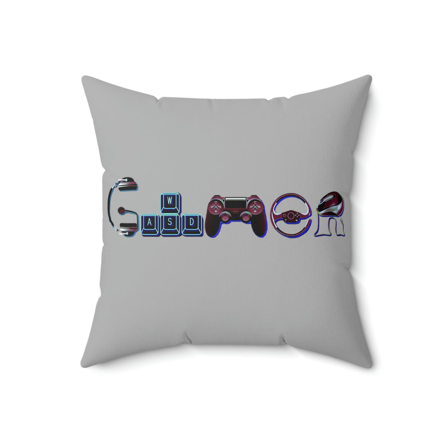 G.A.M.E.R. Pillow Grey