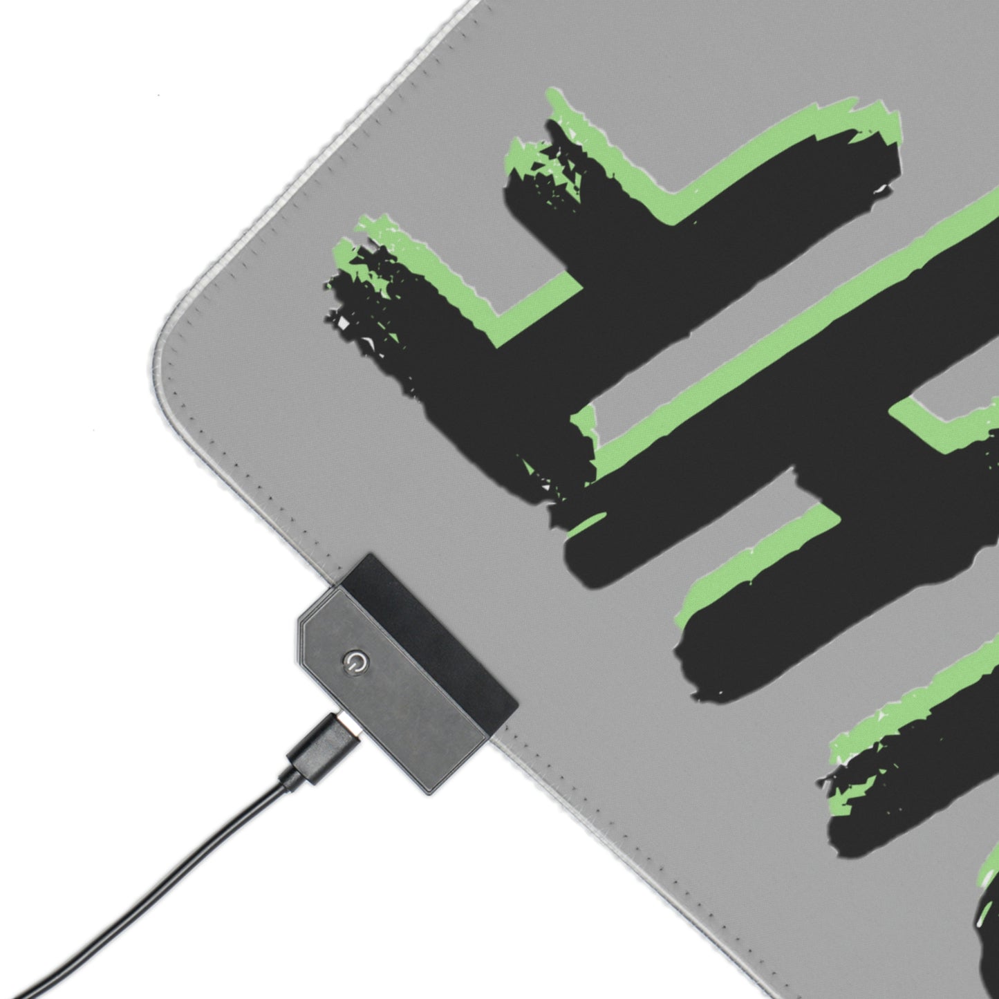 GREEN GLHF LED Gaming Mouse Pad