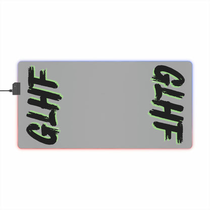 GREEN GLHF LED Gaming Mouse Pad